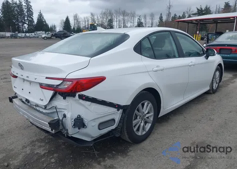 2025 Toyota Camry Le from USA, damaged, VIN 4T1DAACK6SU127411